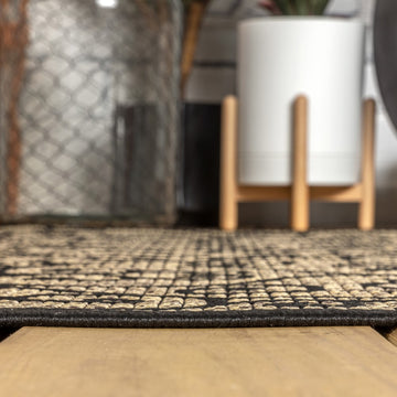 Madrid Vintage Filigree Textured Weave Indoor/outdoor Area Rug